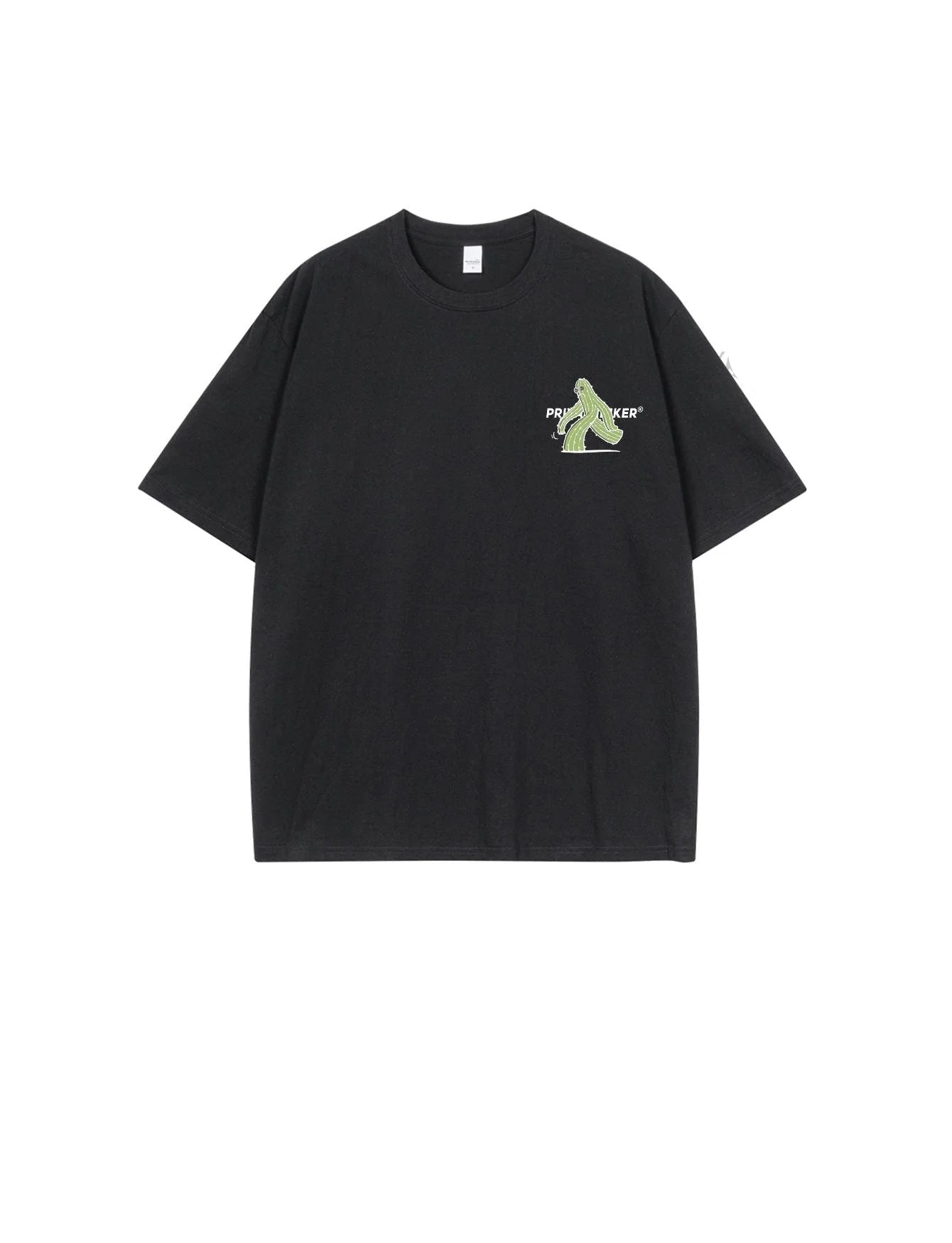 Oversize Fashion Men T-shirts Kpop Unisex Upset Cacti Print Tees Short Sleeve Summer Casual Male Clothing Tops Harajuku Royal Drip