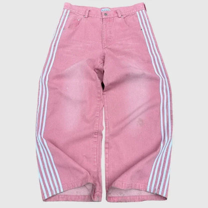 Y2K Baggy Jeans Harajuku vintage Striped Embroidered high quality Sweatpants men women Hip Hop Casual wide leg jeans streetwear Royal Drip