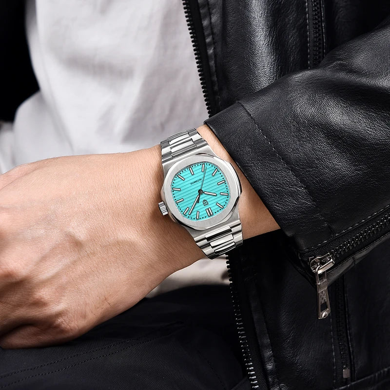 PAGANI DESIGN 2024 New Watches mens Luxury Seagull ST6 Mechanical Mens Automatic Watches Sapphire Stainless Steel Waterproof Royal Drip