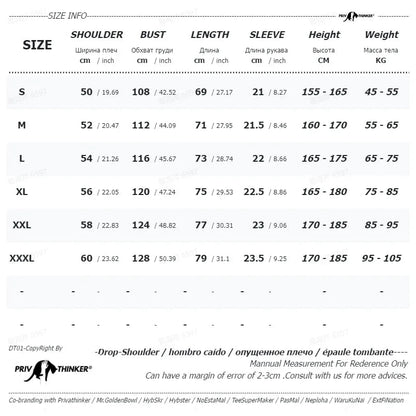 Privathinker Harajuku Devil Printed Men Oversized Tee Shirts 2023 Summer Short Sleeve T-Shirts Couples Men's Women Cotton Tops Royal Drip