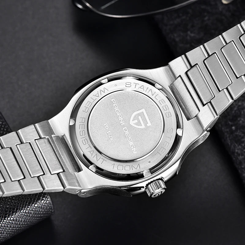 PAGANI DESIGN 2024 New Watches mens Luxury Seagull ST6 Mechanical Mens Automatic Watches Sapphire Stainless Steel Waterproof Royal Drip