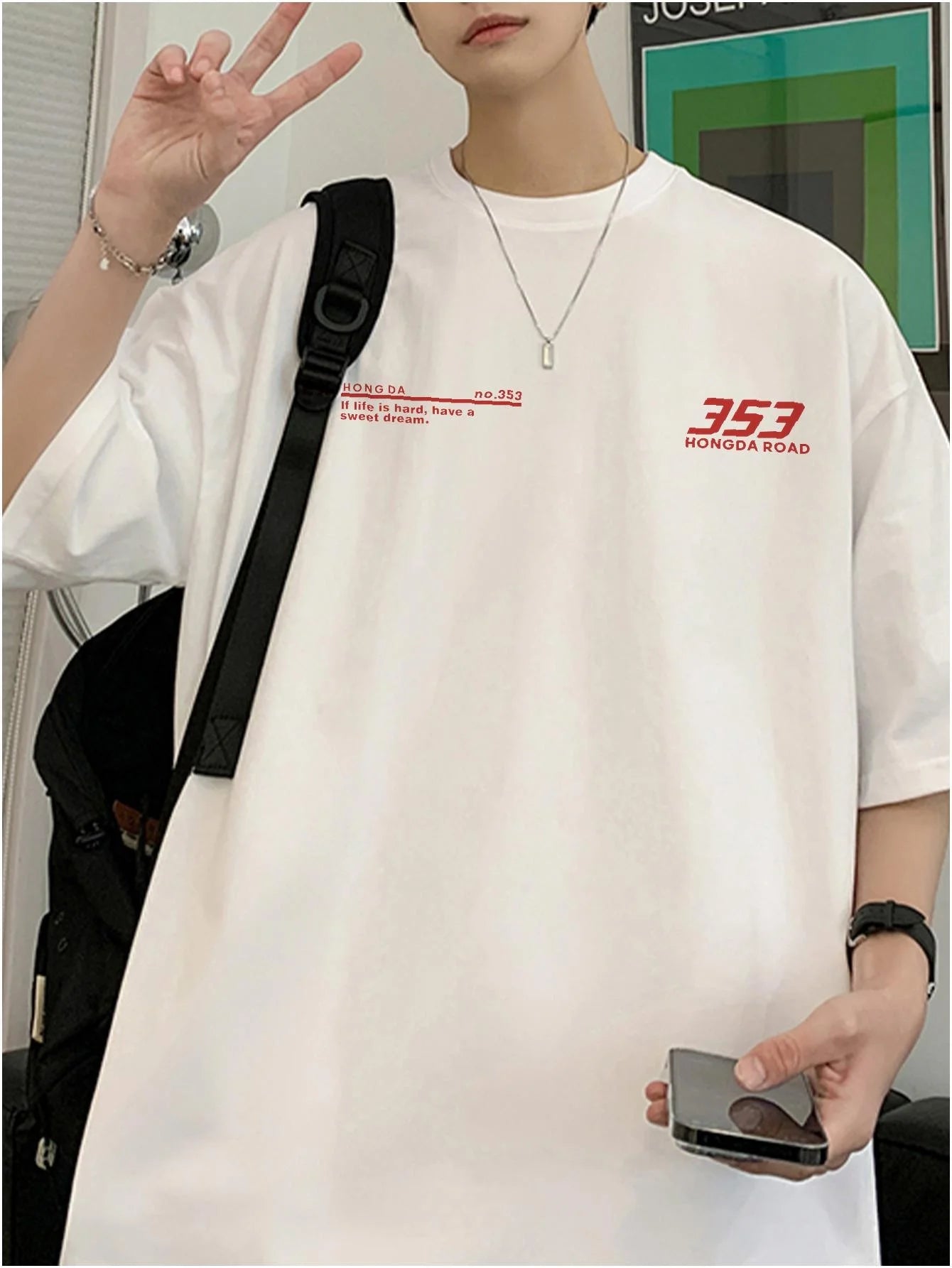 Hip Hop Men Y2k Tshirts Oversize Summer Designer Brand Unisex Tops Short Sleeve 100% Cotton Male Tees Crew Neck Streetwear Royal Drip