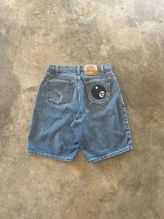 Y2K Retro Full Range of Shorts Women Loose Denim Harajuku Hip-hop Pattern 2024 Men New Gothic Casual Fashion Shorts Streetwear Royal Drip