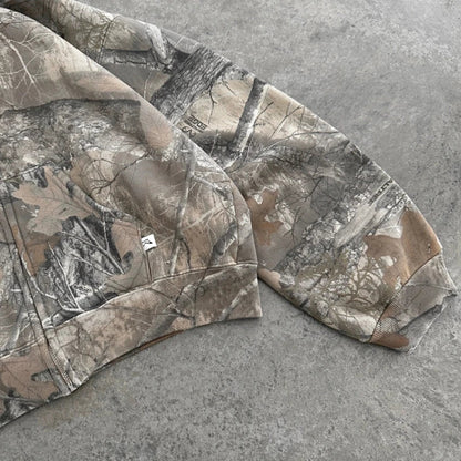 Y2K Retro zip up Hoodie Men Camouflage Pattern zipper Sweatshirt High Street Hip Hop Streetwear Oversized Unisex Camo Hoodie Royal Drip